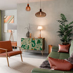 VERDANT PLEASURES Aparador de 2 Puertas en Efecto Roble