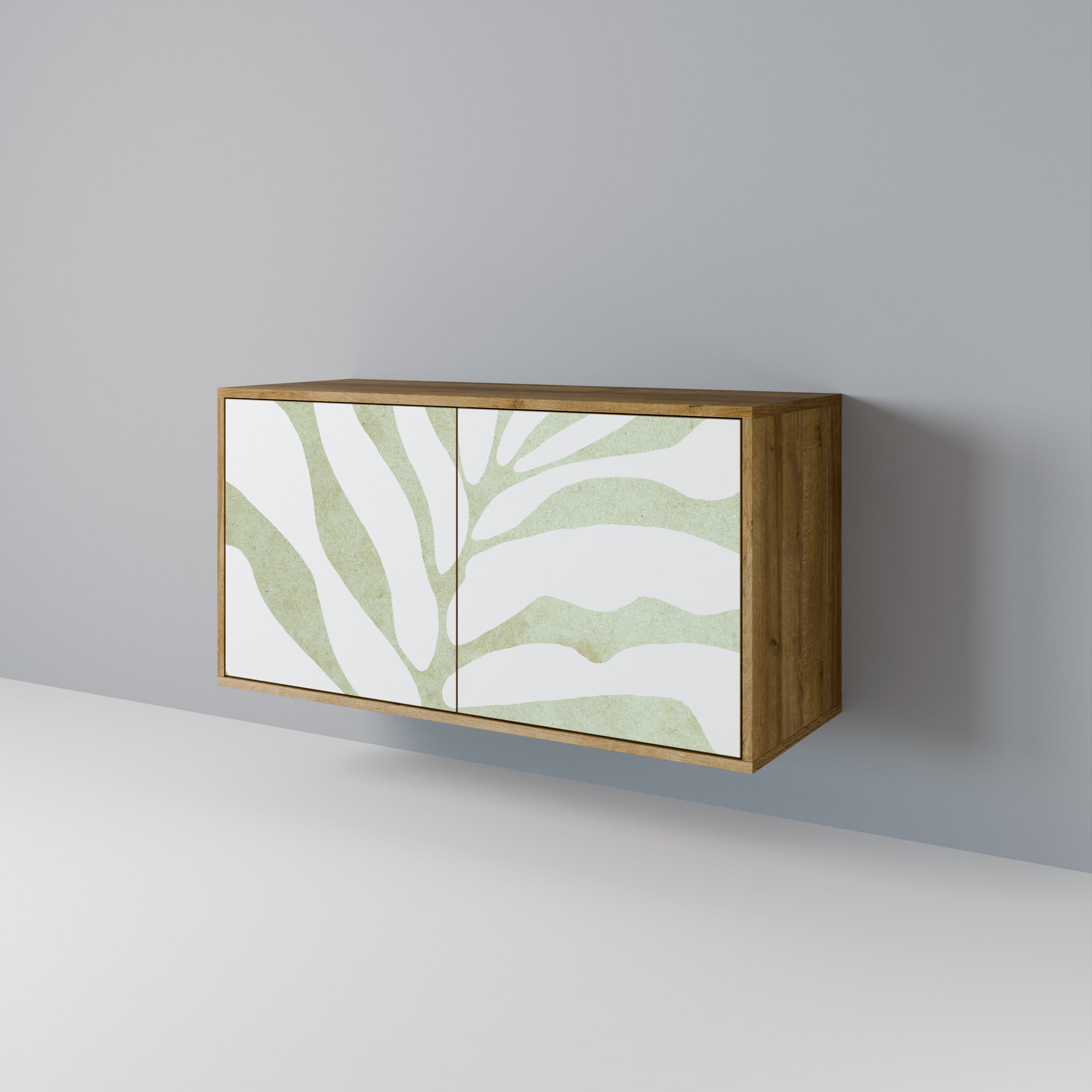 BOTANICAL SPARK 2-Door Sideboard in Oak Effect