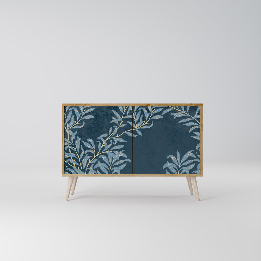 BLUE LEAVES 2-Door Sideboard in Oak Effect