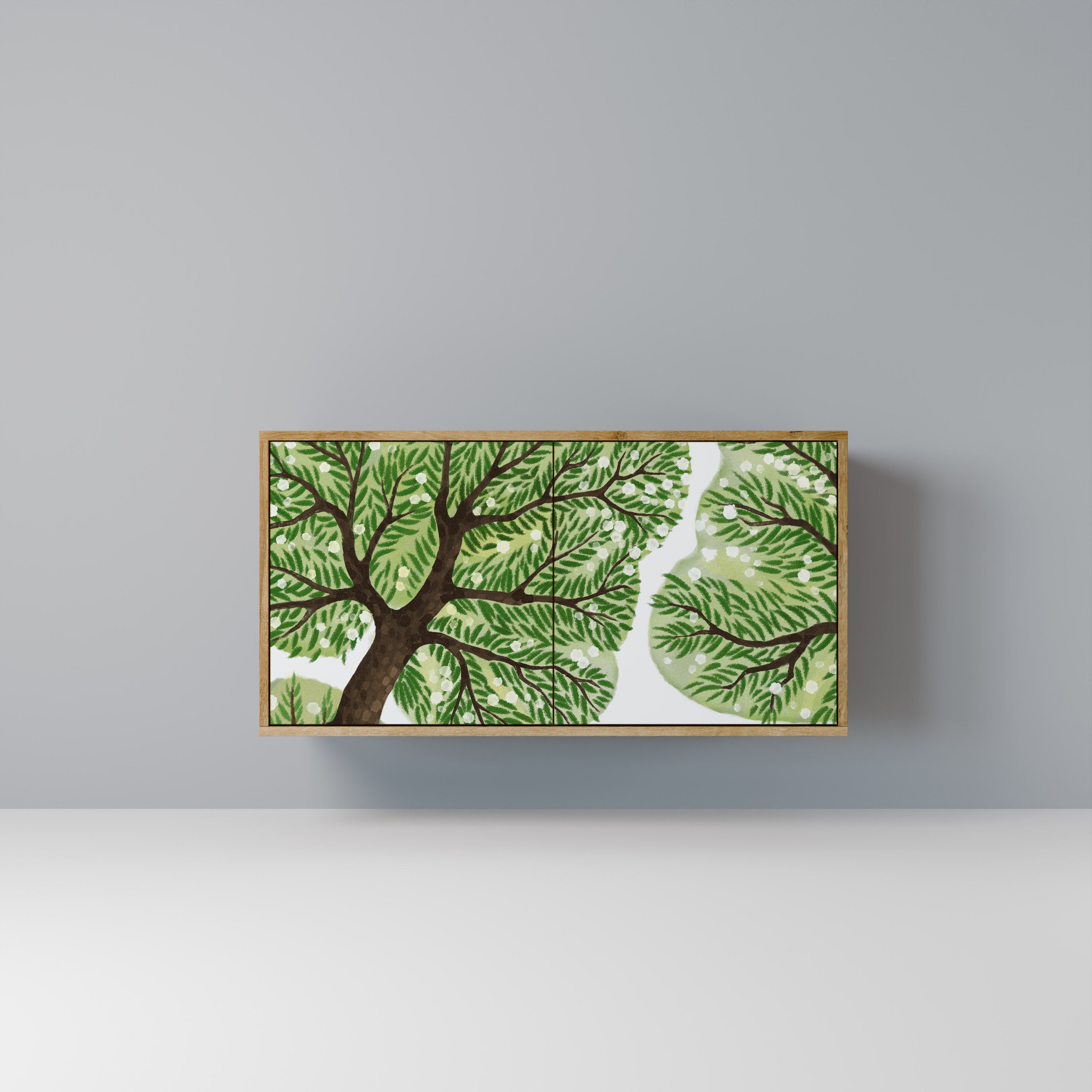 WILDERNESS DASH 2-Door Sideboard in Oak Effect