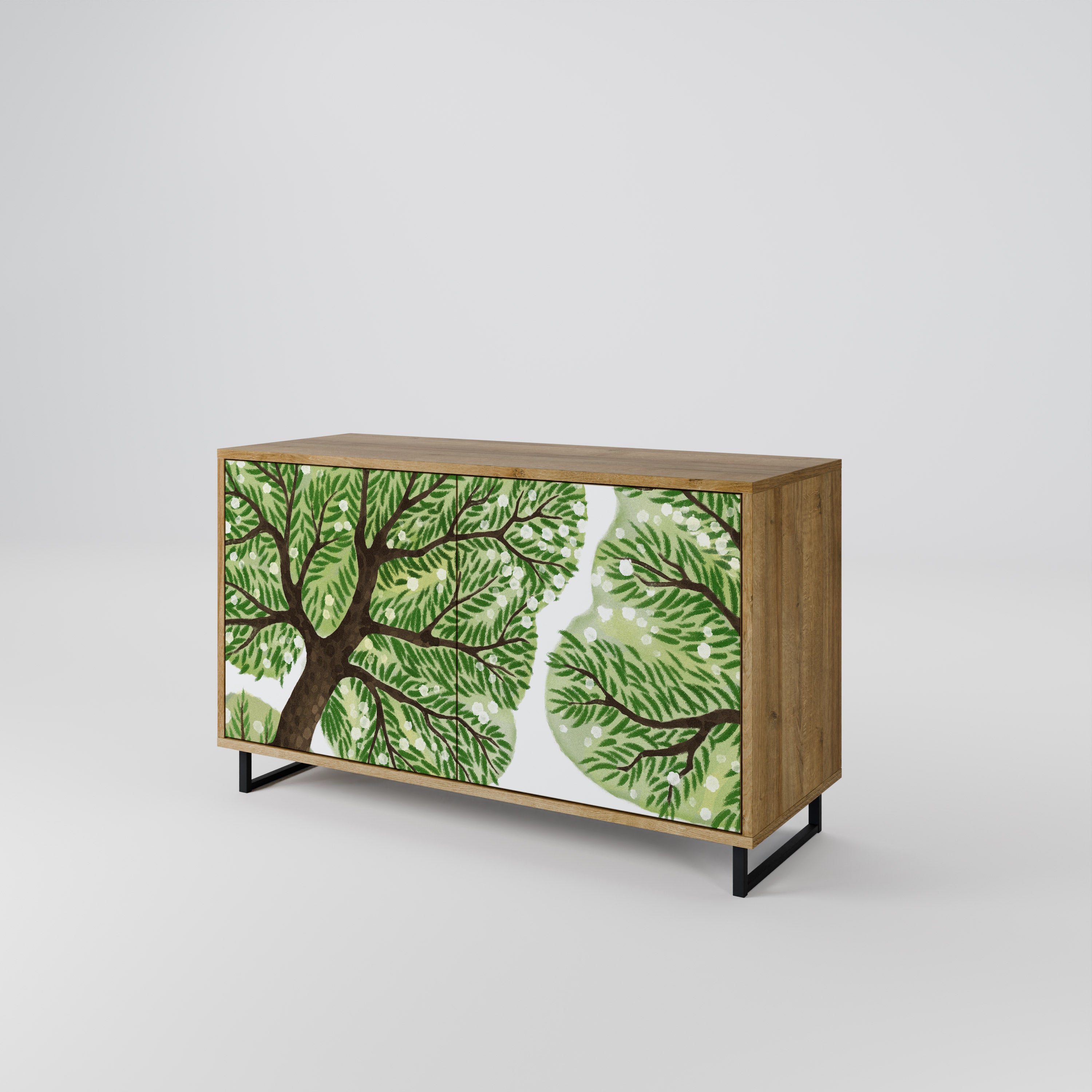 WILDERNESS DASH 2-Door Sideboard in Oak Effect