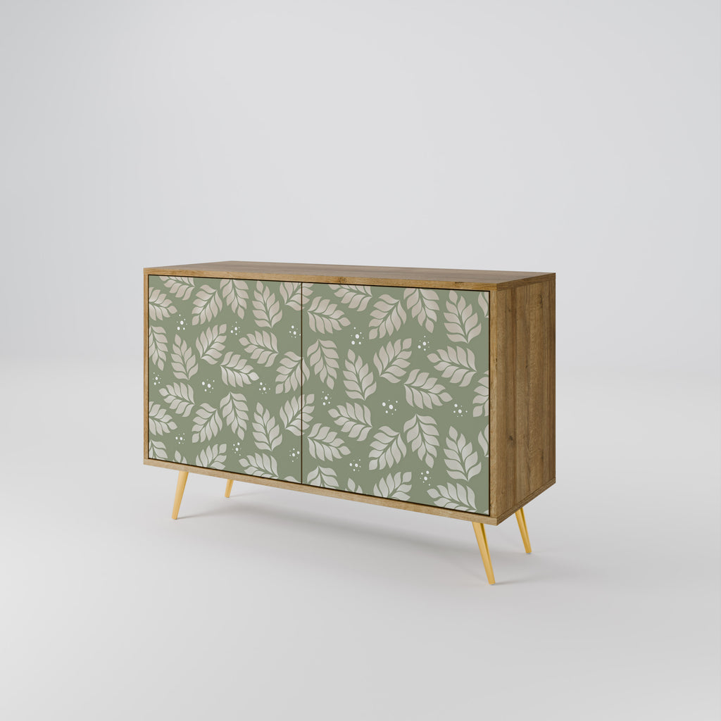 LEAVES ON GREEN 2-Door Sideboard in Oak Effect