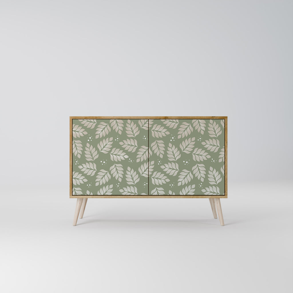 LEAVES ON GREEN 2-Door Sideboard in Oak Effect