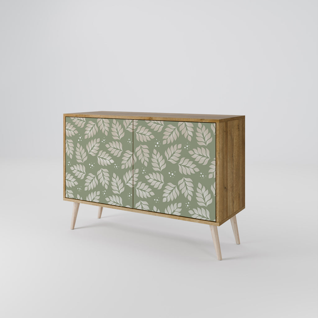 LEAVES ON GREEN 2-Door Sideboard in Oak Effect