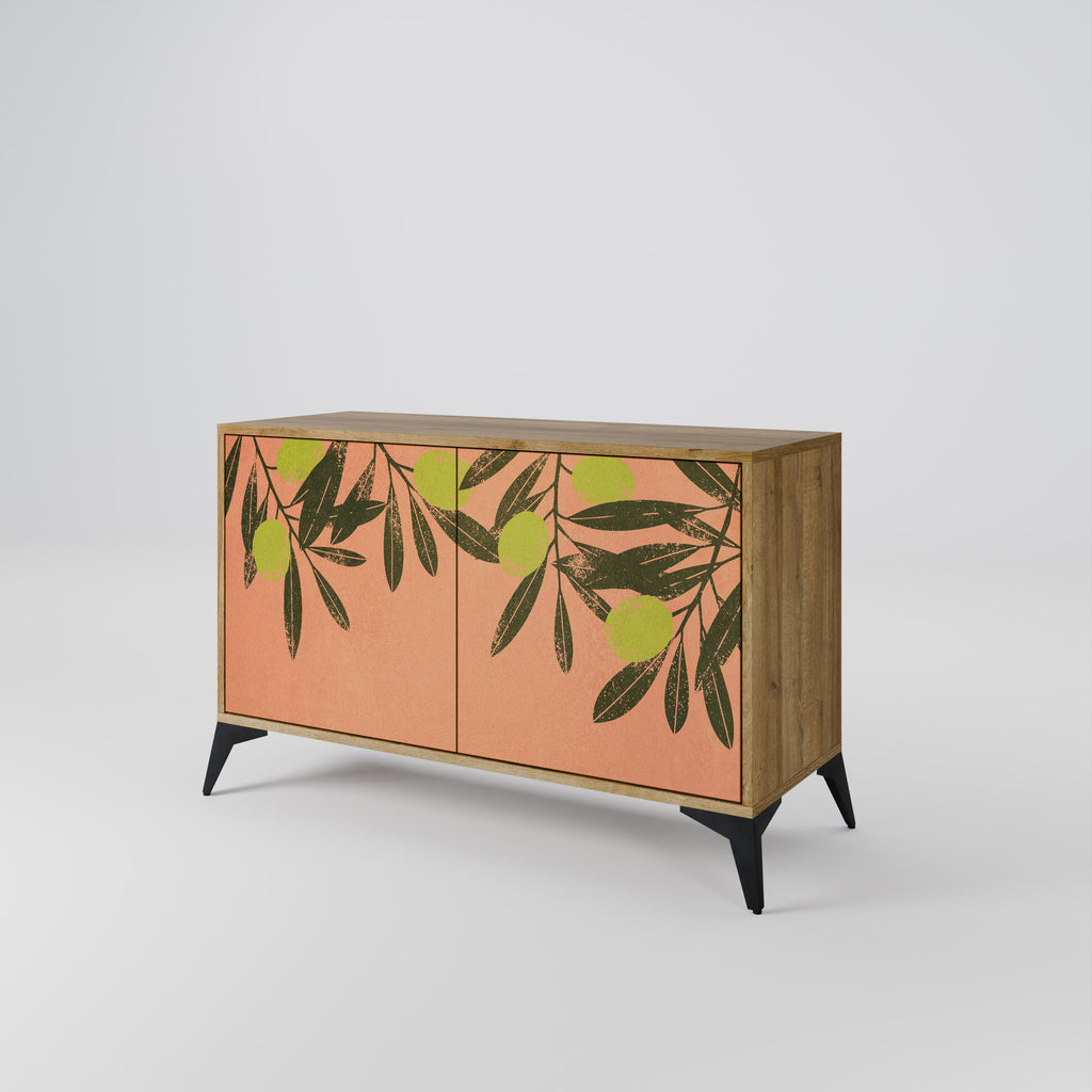 JUICY OLIVES 2-Door Sideboard in Oak Effect