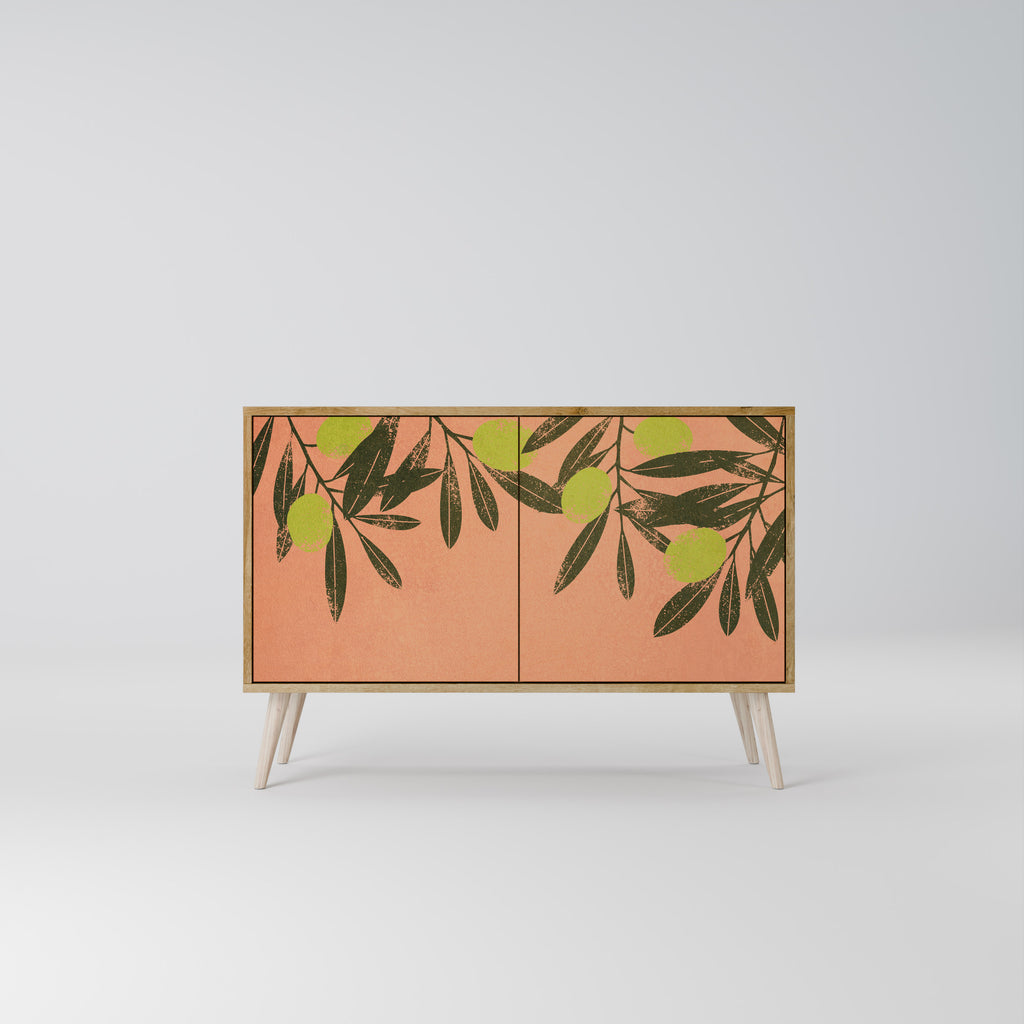 JUICY OLIVES 2-Door Sideboard in Oak Effect