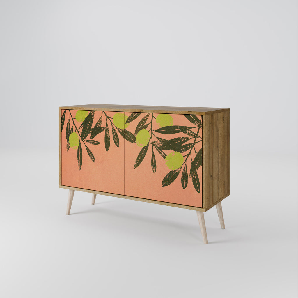 JUICY OLIVES 2-Door Sideboard in Oak Effect