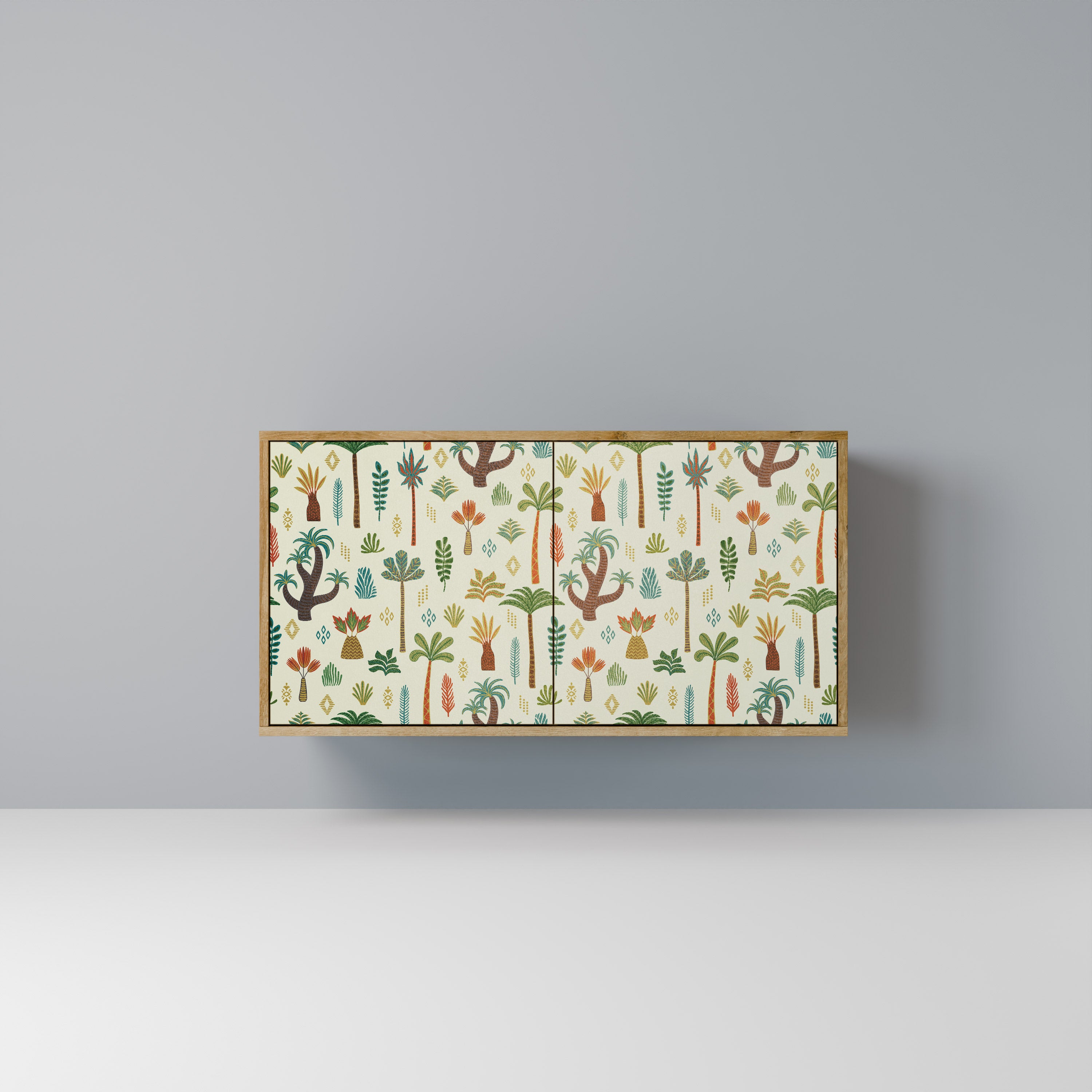 PALM SPRING 2-Door Sideboard in Oak Effect