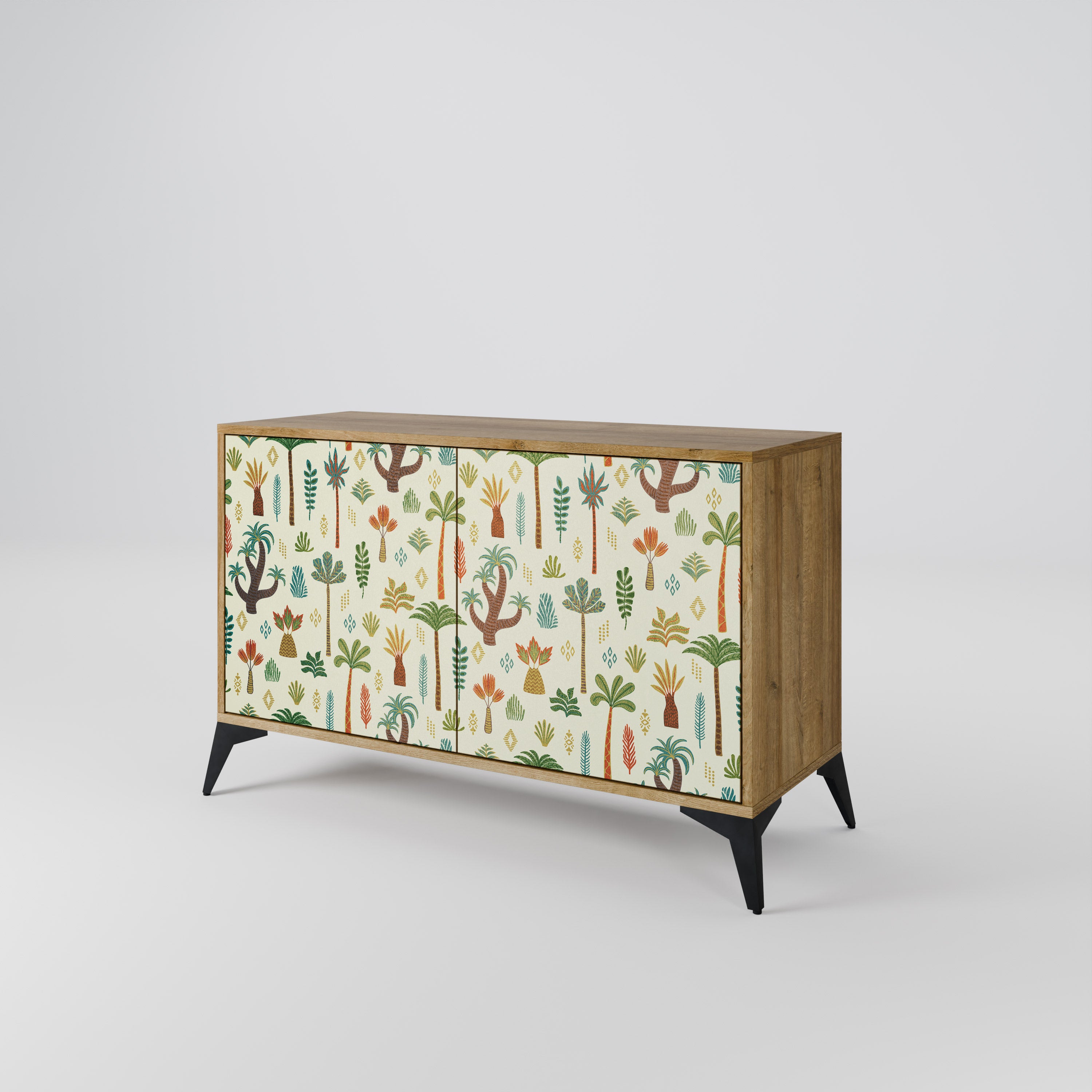 PALM SPRING 2-Door Sideboard in Oak Effect