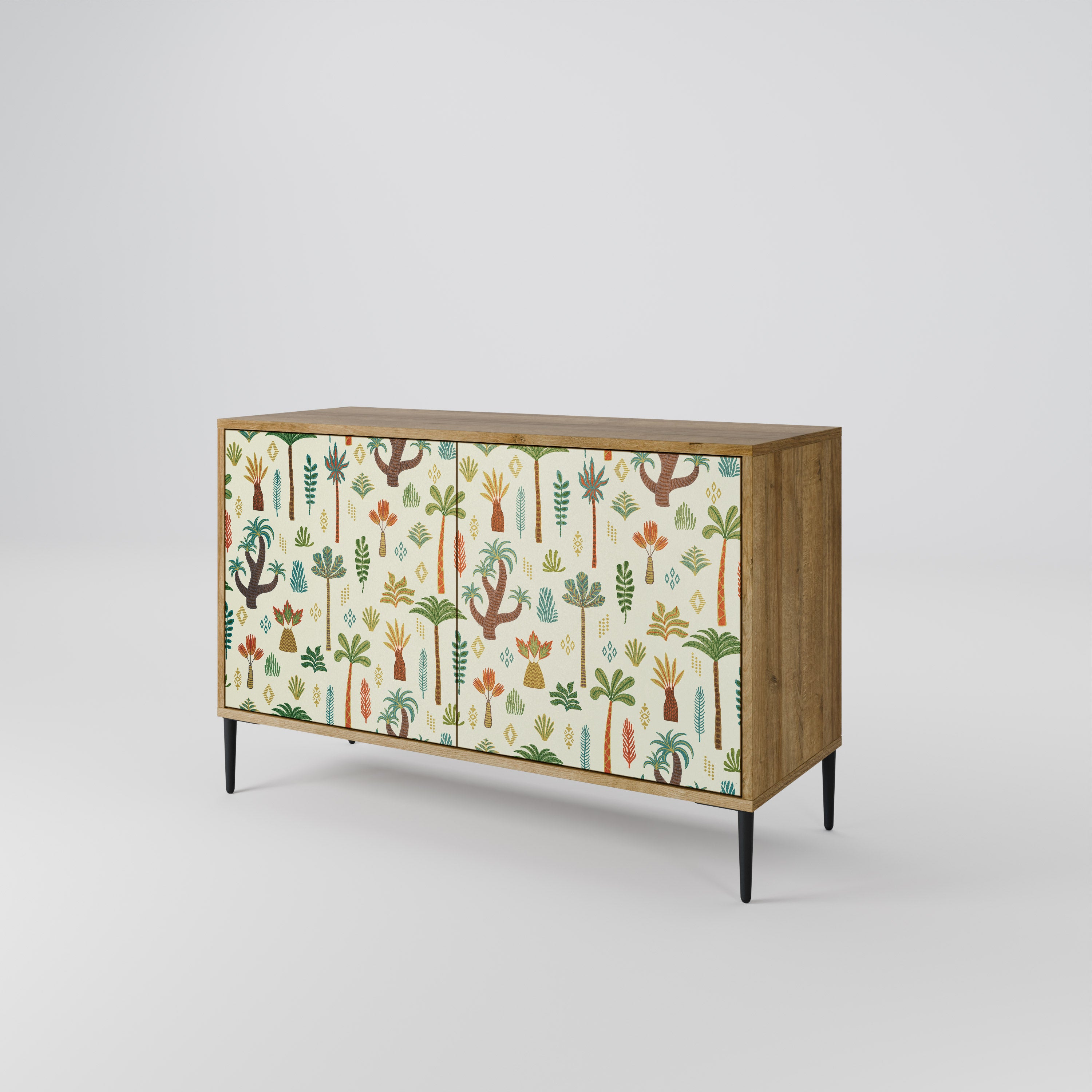 PALM SPRING 2-Door Sideboard in Oak Effect