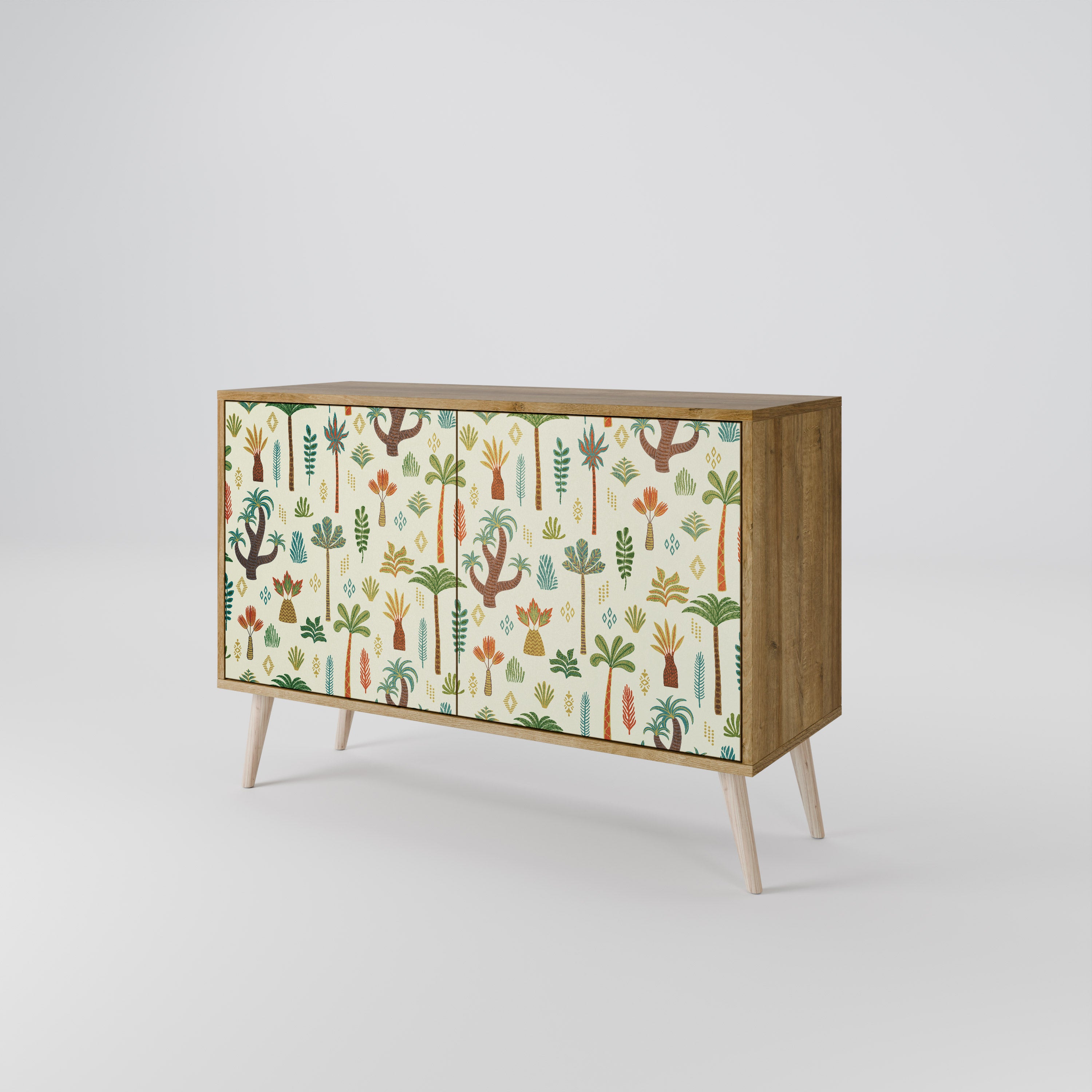 PALM SPRING 2-Door Sideboard in Oak Effect