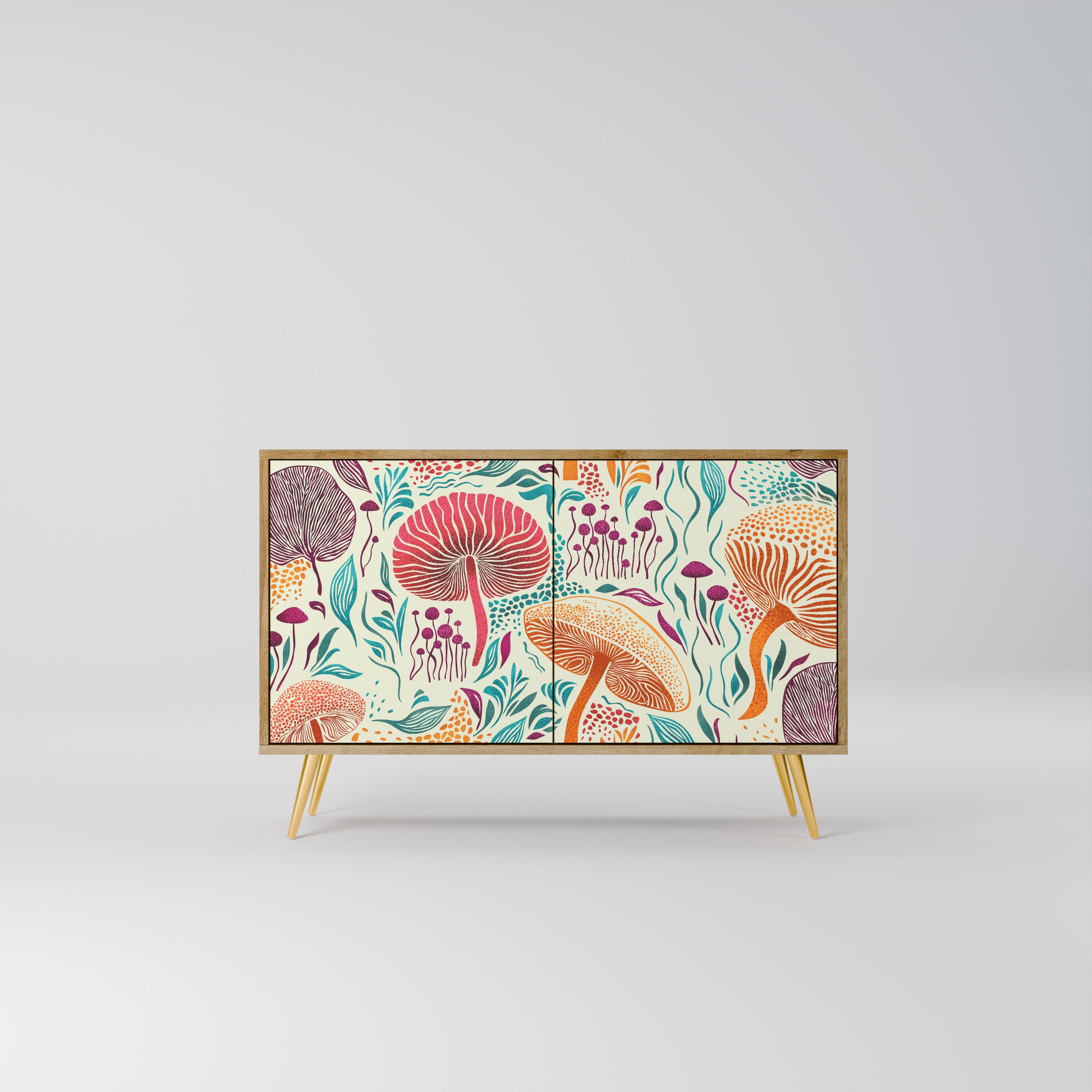 FUNGUS FANTASY 2-Door Sideboard in Oak Effect