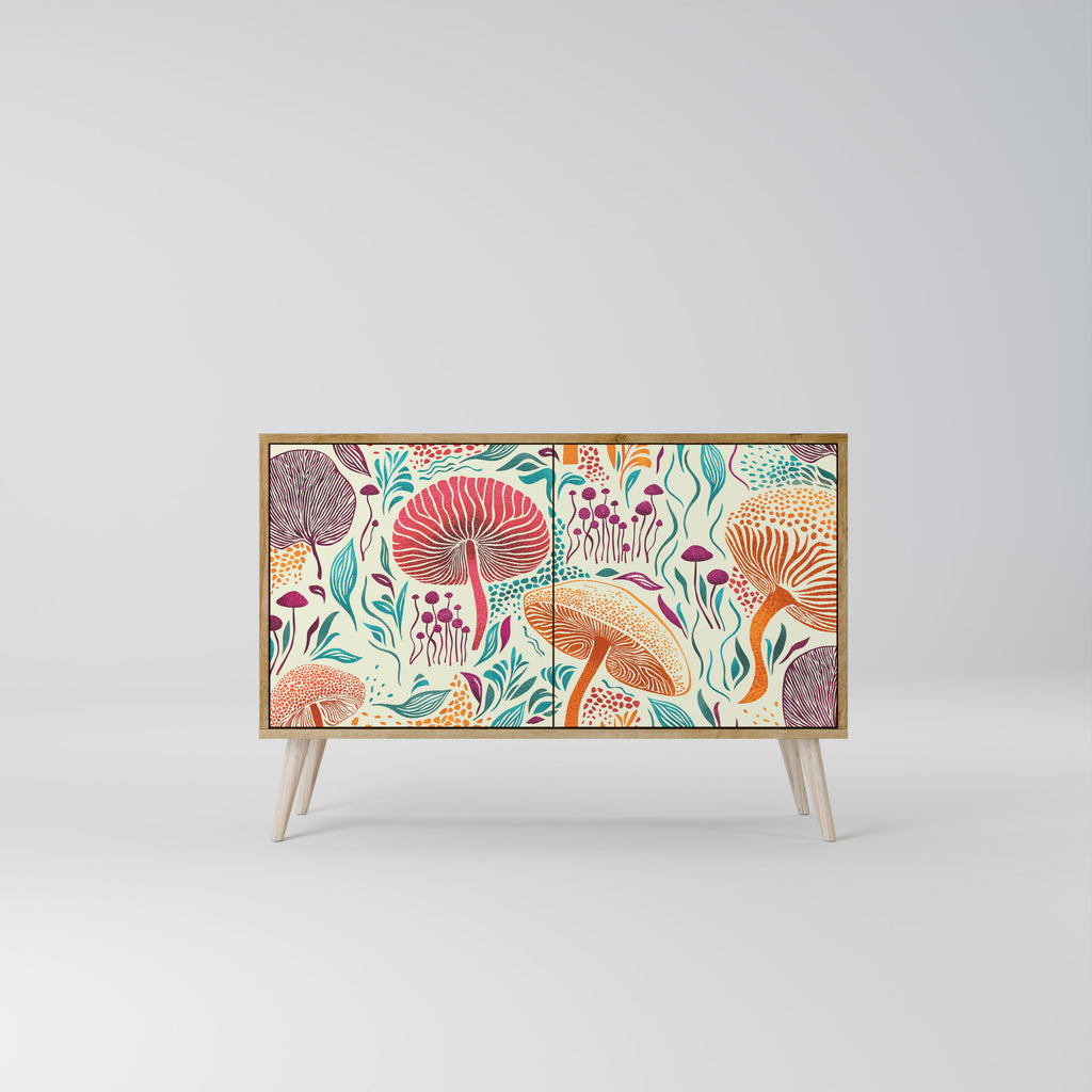 FUNGUS FANTASY 2-Door Sideboard in Oak Effect