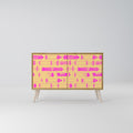 SKATEBOARD ARTISTRY 2-Door Sideboard in Oak Effect