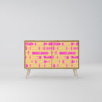 SKATEBOARD ARTISTRY 2-Door Sideboard in Oak Effect