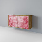 SWEET TROPICS Aparador de 2 Puertas en Efecto Roble