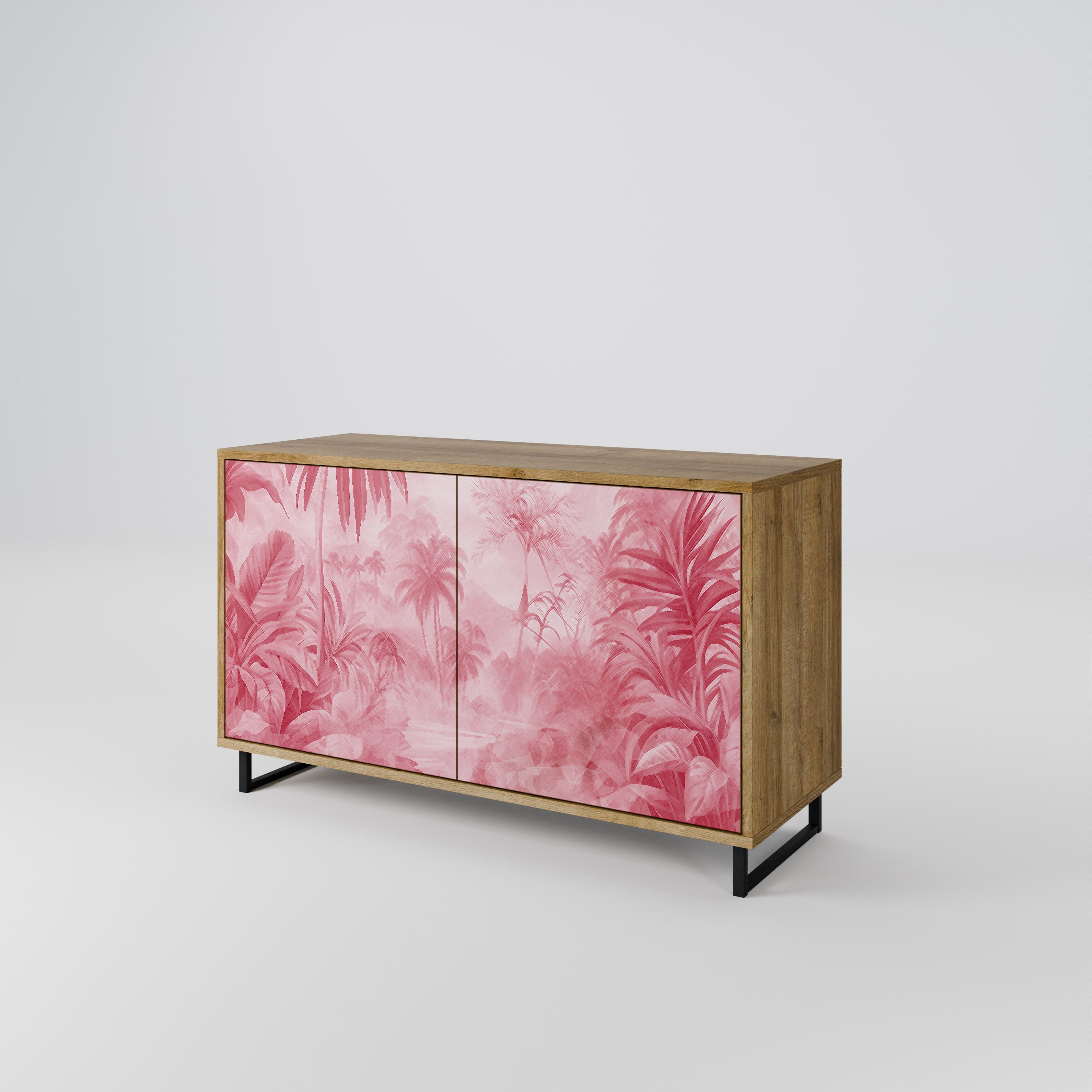 SWEET TROPICS 2-Door Sideboard in Oak Effect