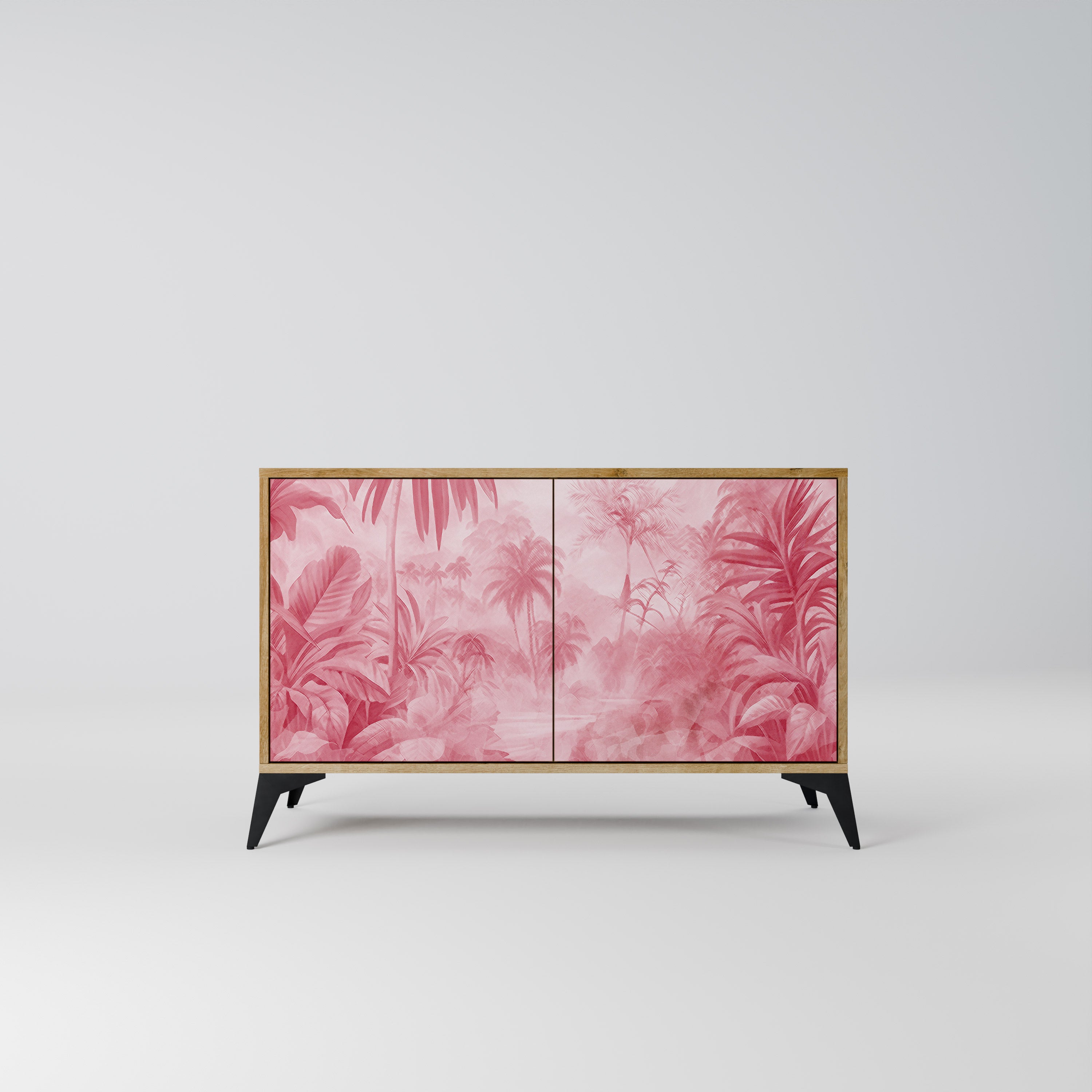 SWEET TROPICS 2-Door Sideboard in Oak Effect