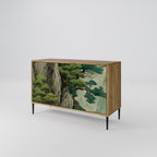 VERDURE ABYSS Aparador de 2 Puertas en Efecto Roble