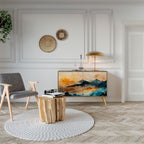 OMINOUS MOUNTAINS 2-Door Sideboard in Oak Effect