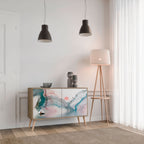 VELVET CROSSING Aparador de 2 Puertas en Efecto Roble