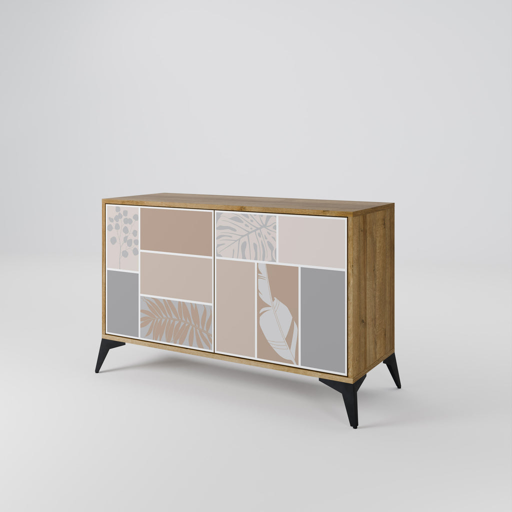 TROPICAL SHAPES 2-Door Sideboard in Oak Effect