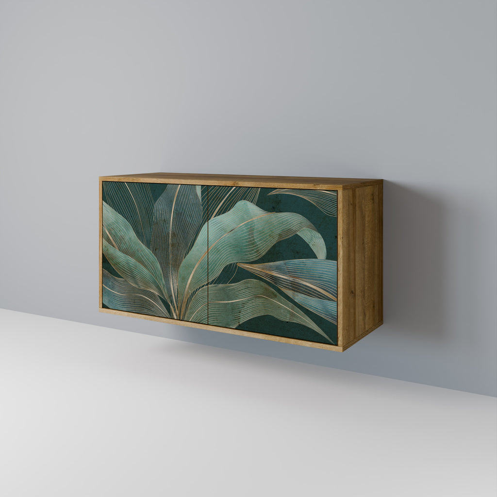 ROYAL GREEN 2-Door Sideboard in Oak Effect