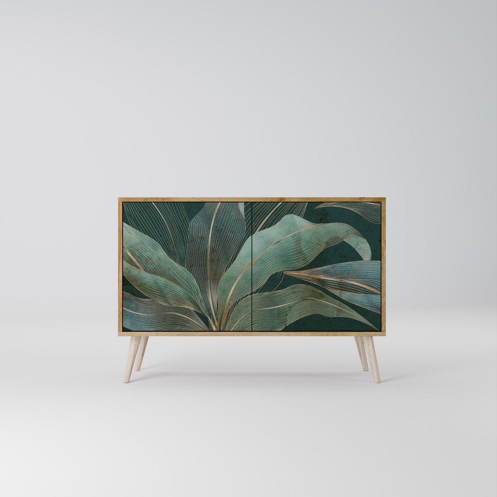 ROYAL GREEN 2-Door Sideboard in Oak Effect