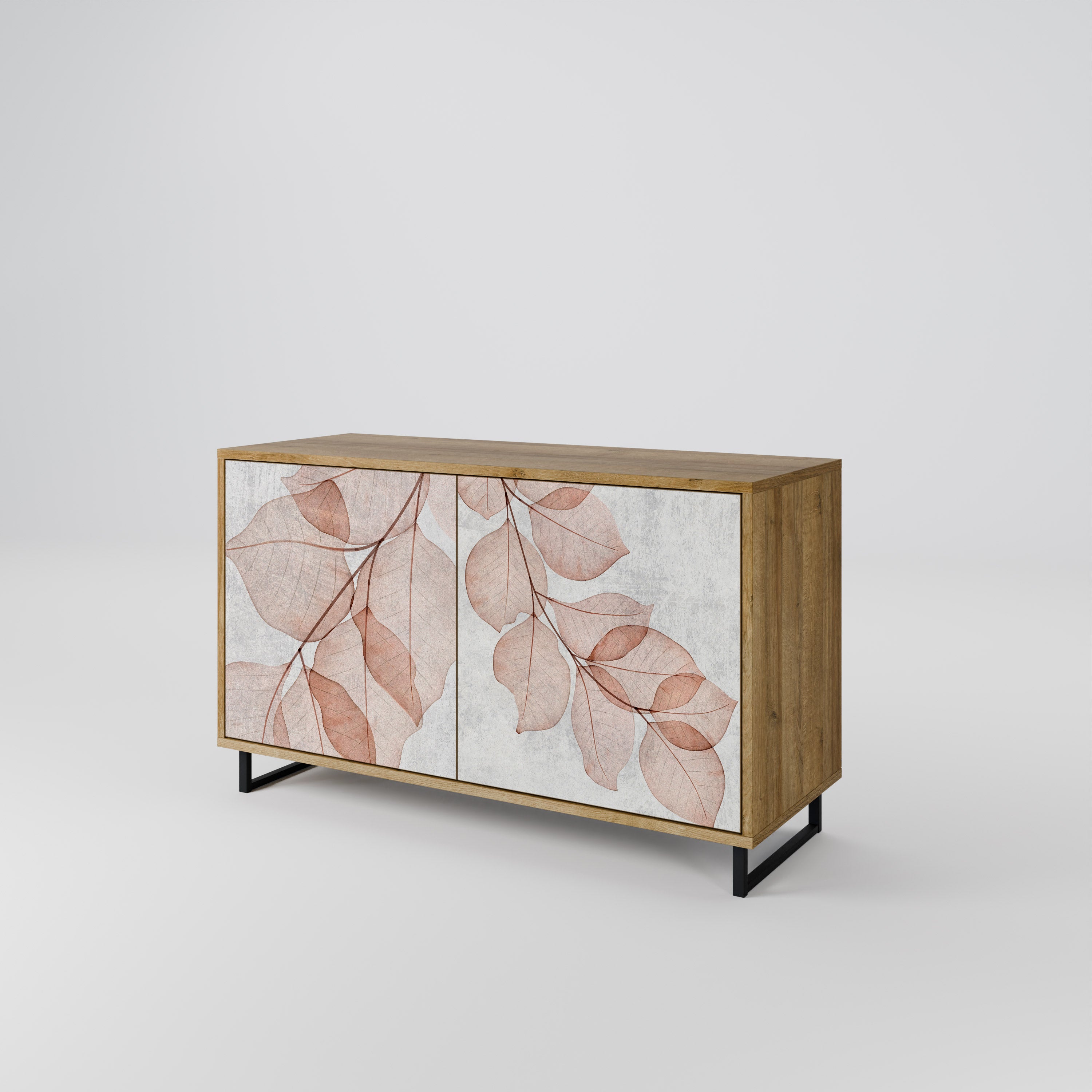 AUTUMN FRAGILITY 2-Door Sideboard in Oak Effect