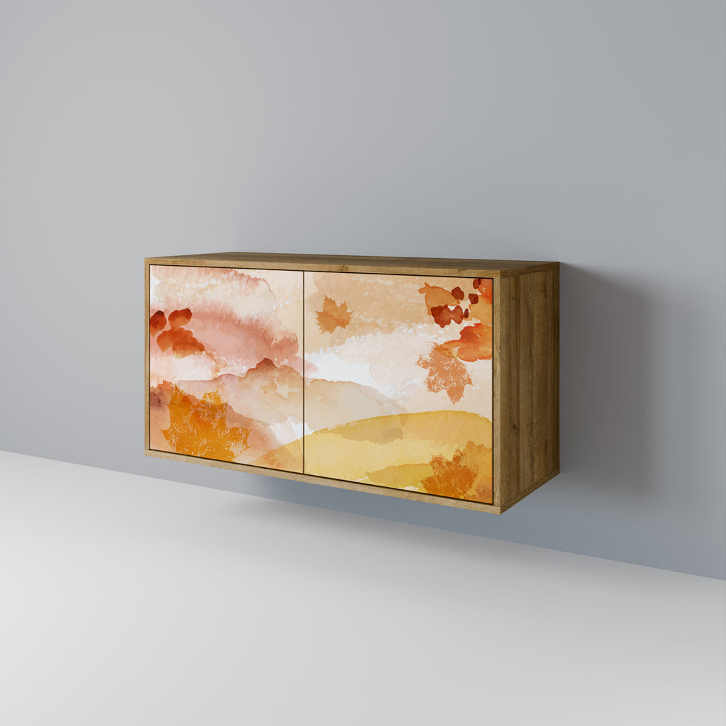 Aparador de 2 puertas TRACES OF AUTUMN efecto roble