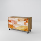 TRACES OF AUTUMN Aparador de 2 Puertas en Efecto Roble