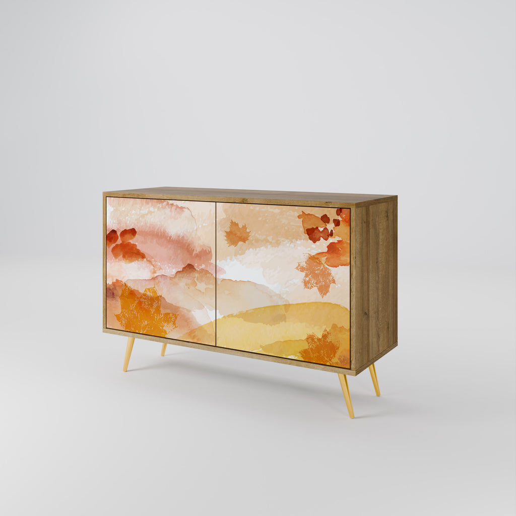 Aparador de 2 puertas TRACES OF AUTUMN efecto roble