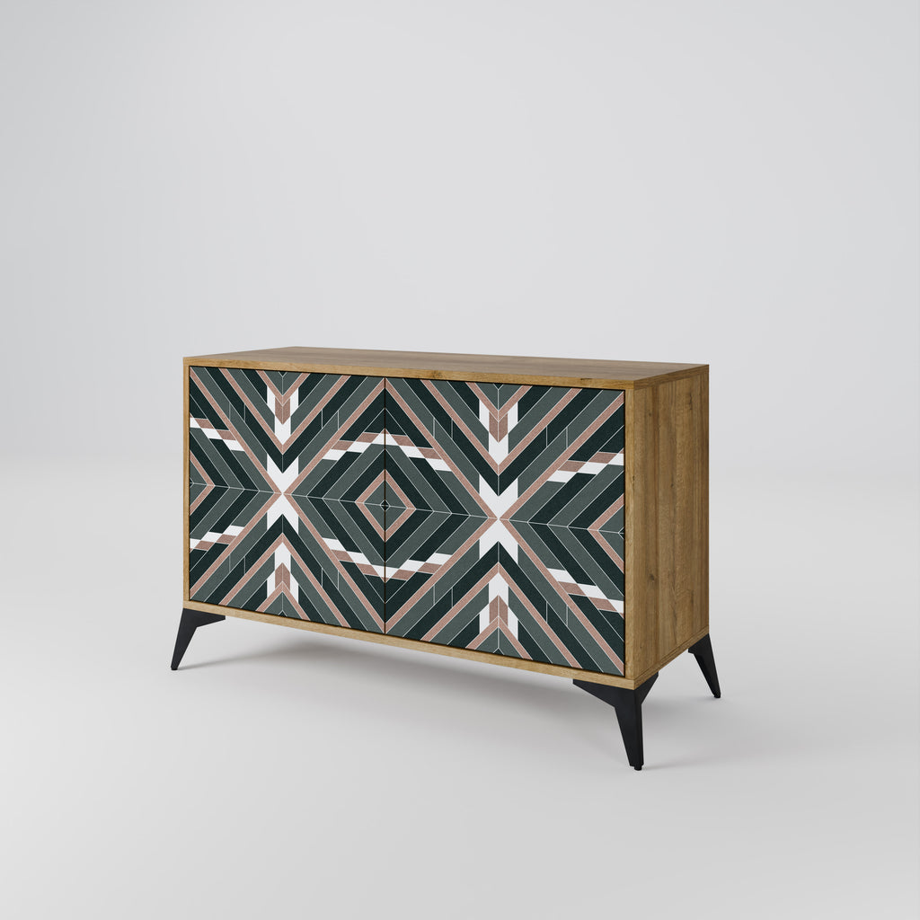 DIMENSION DELIGHTS 2-Door Sideboard in Oak Effect