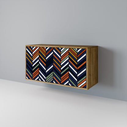 VIBRANT PATCHWORK Aparador de 2 Puertas
