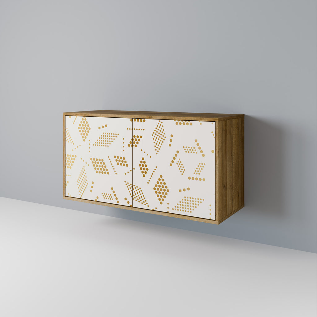 Aparador de 2 puertas SPOTTED DAZE con efecto roble