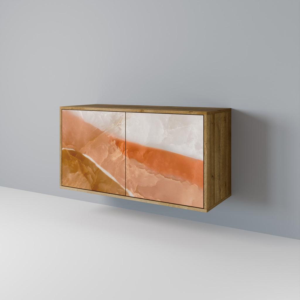 Aparador de 2 puertas Sandhills Splendour con efecto roble