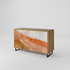 SANDHILLS SPLENDOUR Aparador de 2 Puertas en Efecto Roble