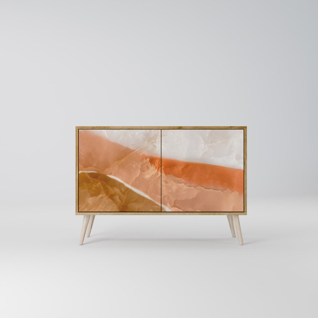 Aparador de 2 puertas Sandhills Splendour con efecto roble