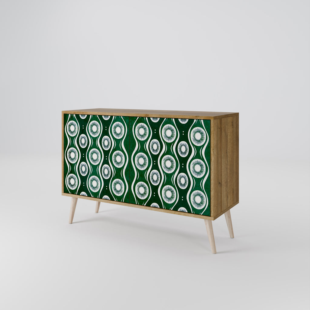 GREEN EYES 2-Door Sideboard in Oak Effect