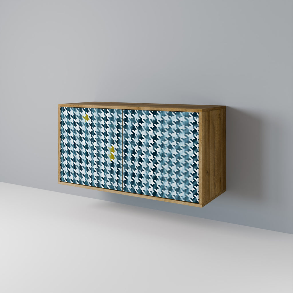 Aparador FUERA DE CONTEXTO de 2 puertas efecto roble