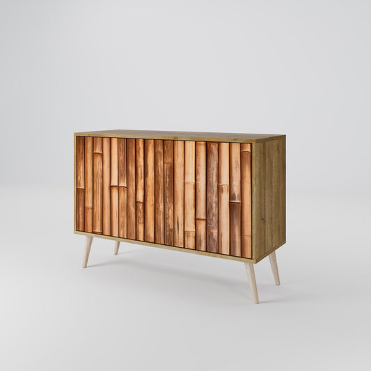 NATURAL WOOD Aparador de 2 Puertas