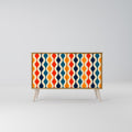 COLORFUL NOSTALGIA 2-Door Sideboard in Oak Effect