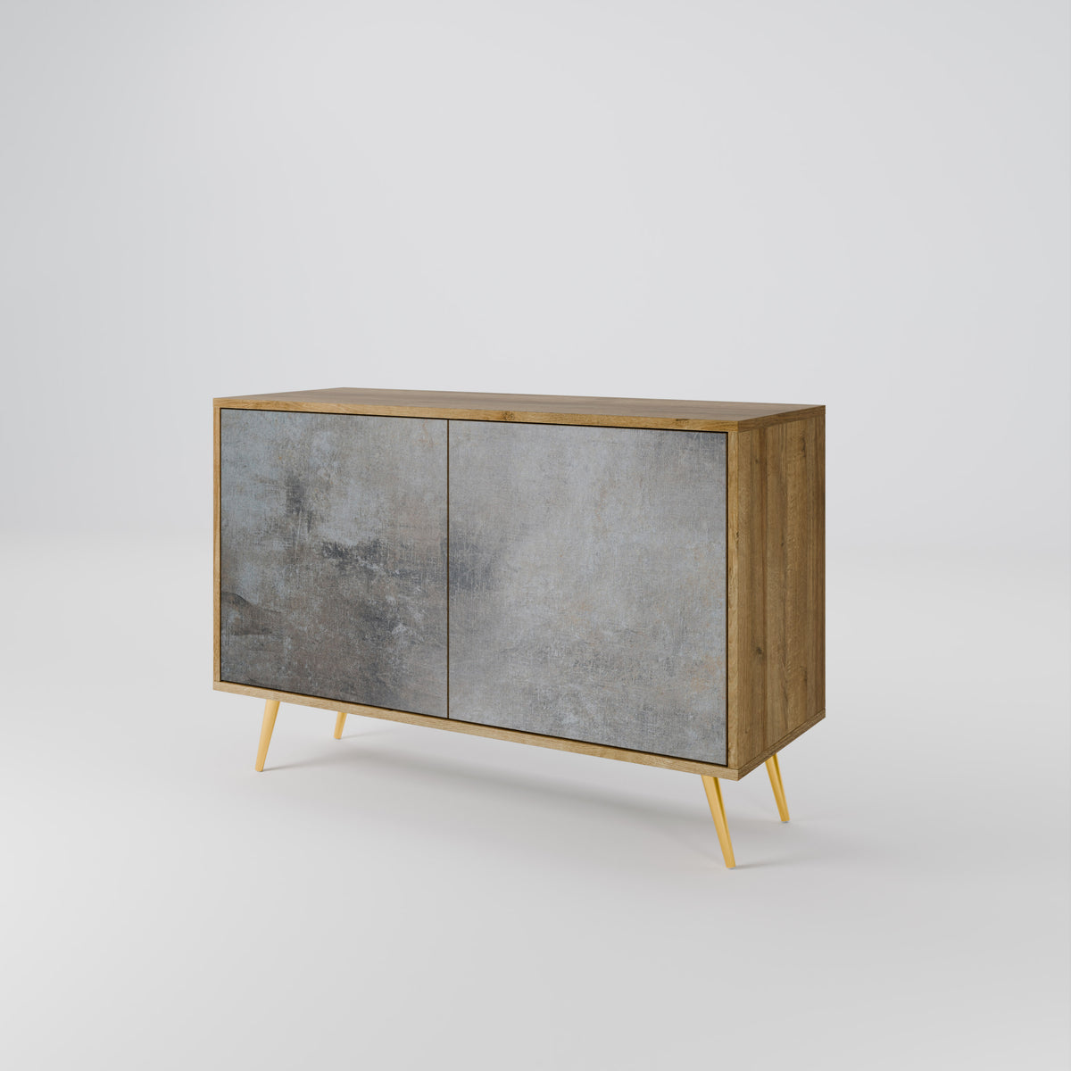 CONCRETE WALL Aparador de 2 Puertas