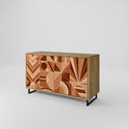 PRISM MOSAIC 2-Door Sideboard in Oak Effect