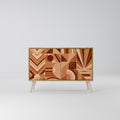 PRISM MOSAIC 2-Door Sideboard in Oak Effect