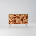 PRISM MOSAIC 2-Door Sideboard in Oak Effect