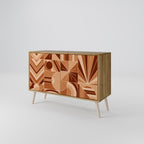 PRISM MOSAIC 2-Door Sideboard in Oak Effect