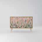 BUILDING THE FUTURE Aparador de 2 Puertas en Efecto Roble