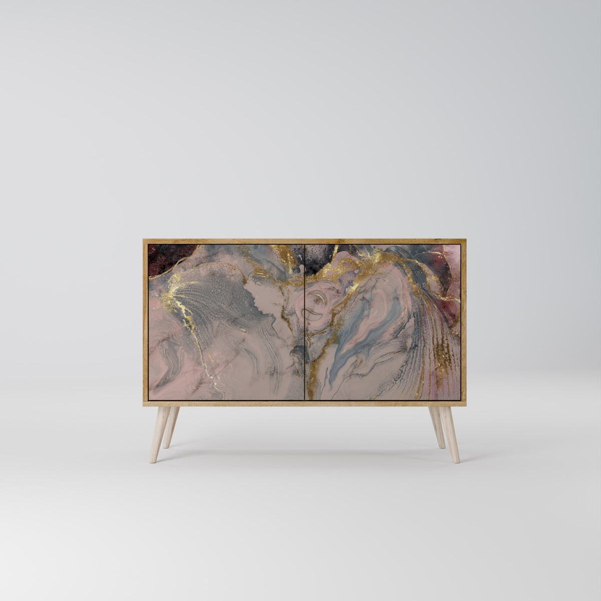 GILDED SWIRLS Aparador de 2 Puertas