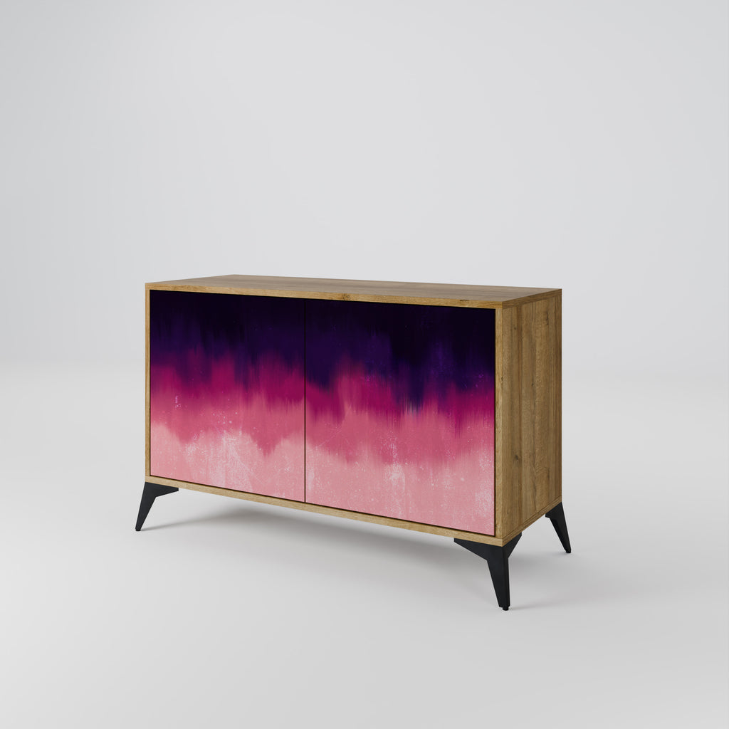 AURORA BOREALIS 2-Door Sideboard in Oak Effect